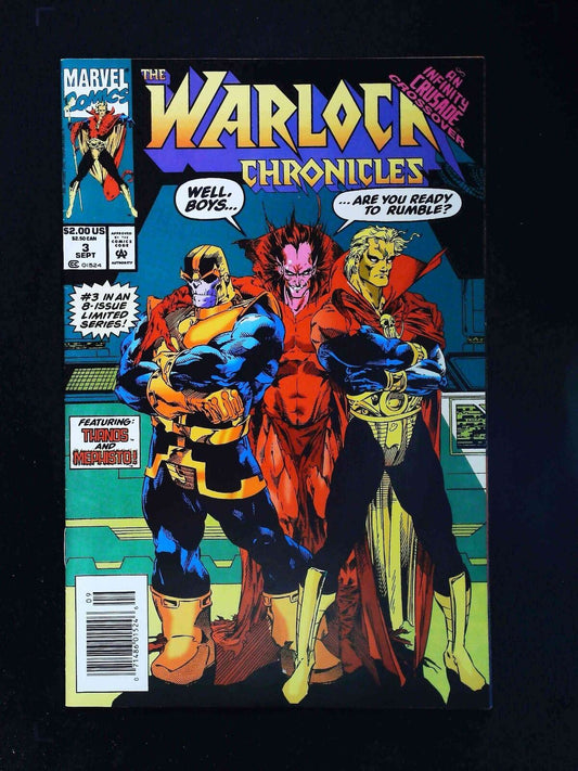 Warlock Chronicles #3  Marvel Comics 1993 Vf+ Newsstand