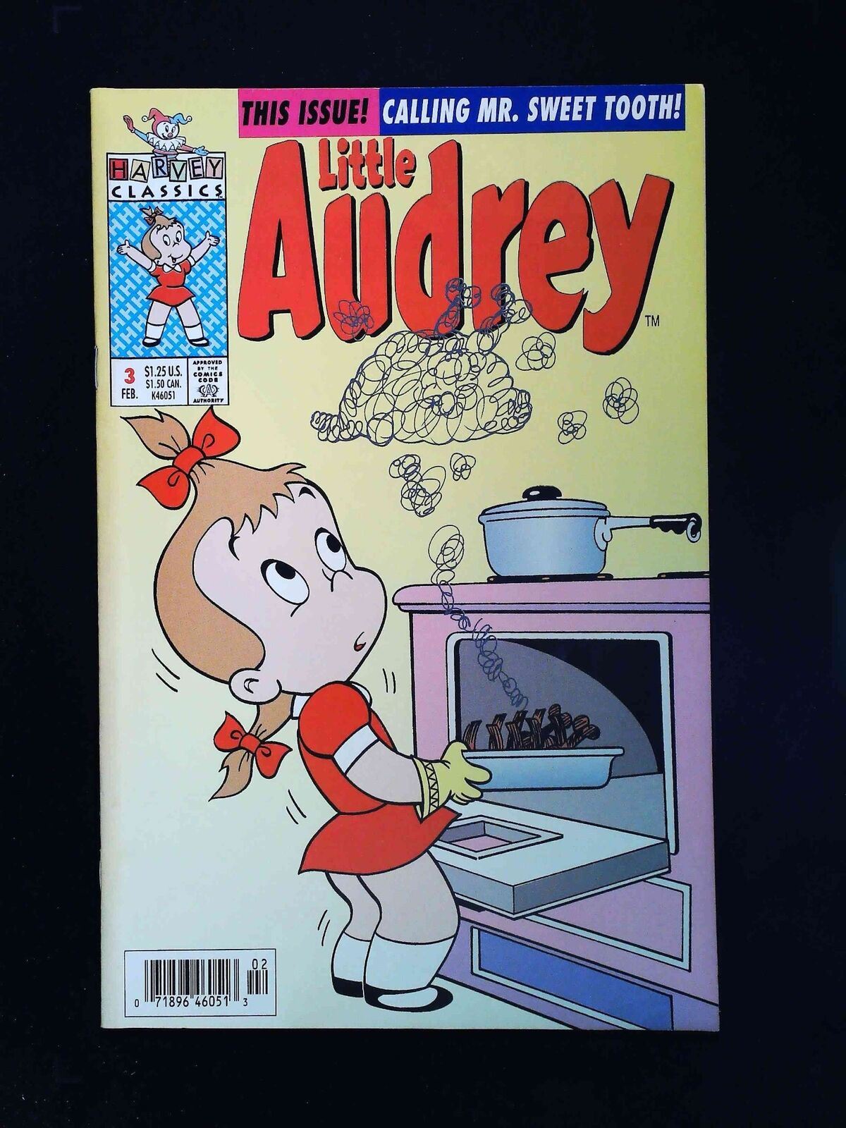 Little Audrey #3  Harvey Comics 1993 Vf- Newsstand