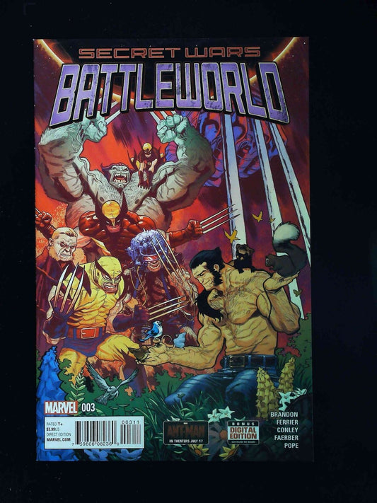 Secret Wars Battleworld #3  Marvel Comics 2015 Nm