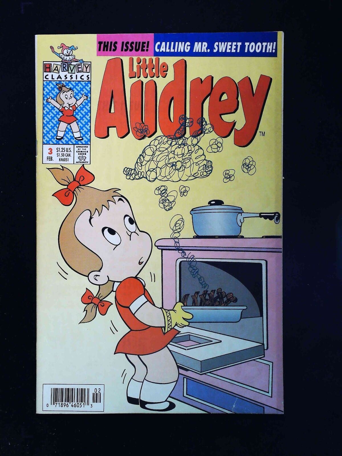 Little Audrey #3  Harvey Comics 1993 Fn/Vf Newsstand