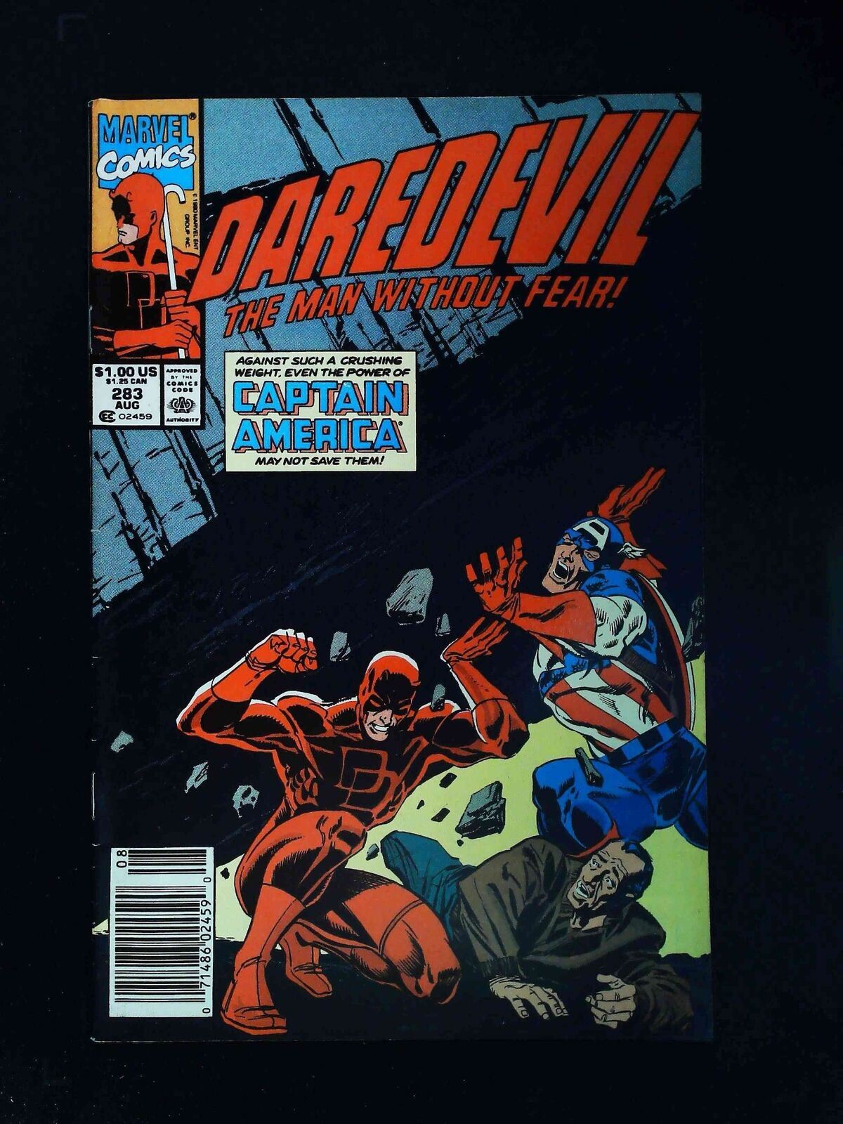 Daredevil #283  Marvel Comics 1990 Vf- Newsstand