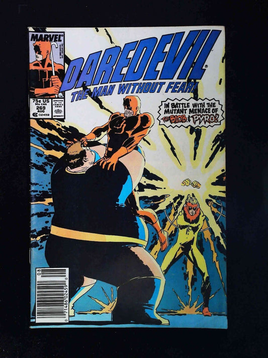 Daredevil #269  Marvel Comics 1989 Fn/Vf Newsstand