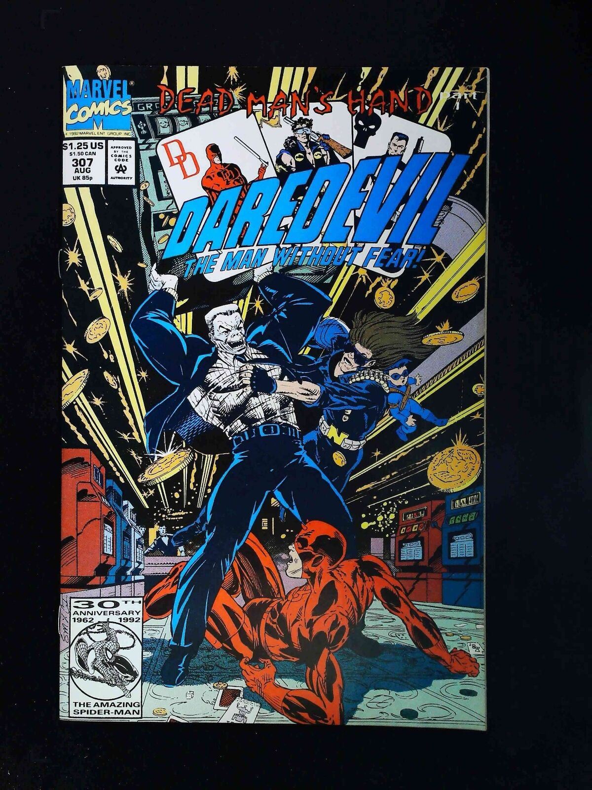 Daredevil #307  Marvel Comics 1992 Vf/Nm