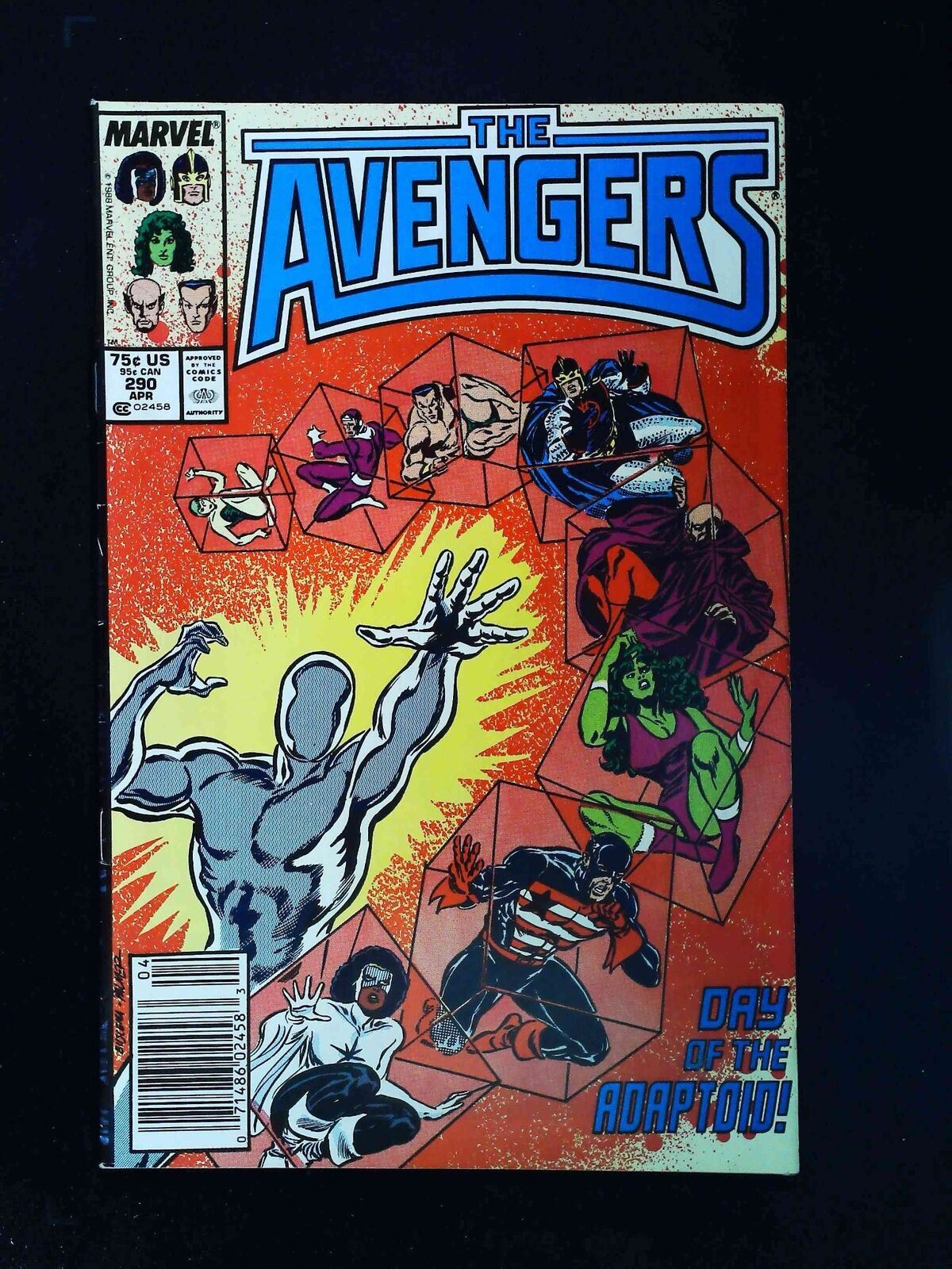 Avengers #290  Marvel Comics 1988 Vf+ Newsstand