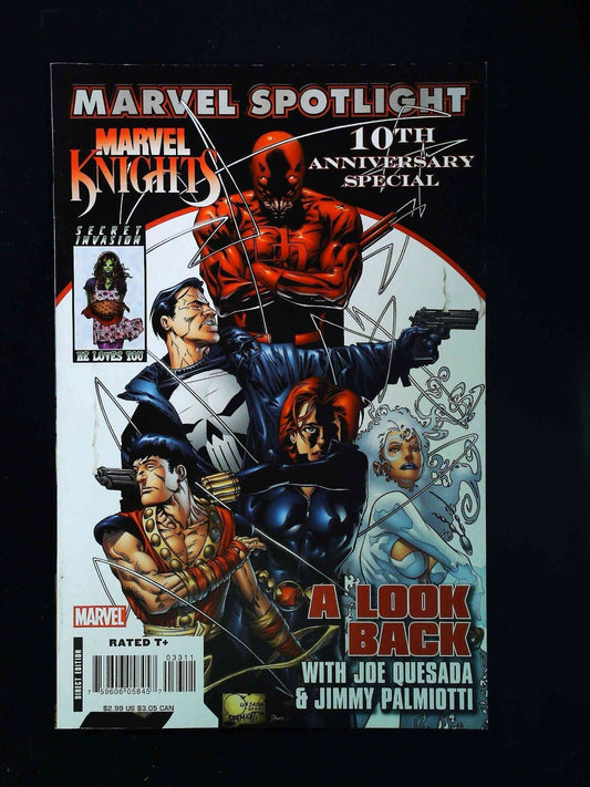 Marvel Spotlight Marvel Knights 10Th Anniversary #1  Marvel Comics 2008 Vf+