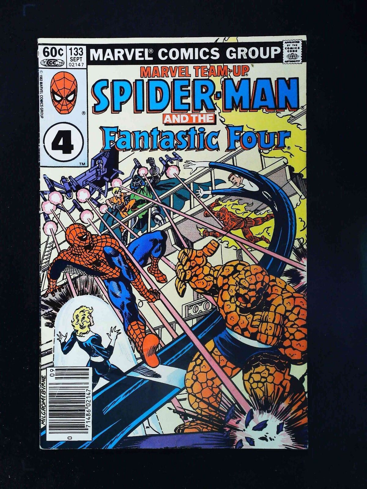 Marvel Team-Up #133  Marvel Comics 1983 Fn+ Newsstand
