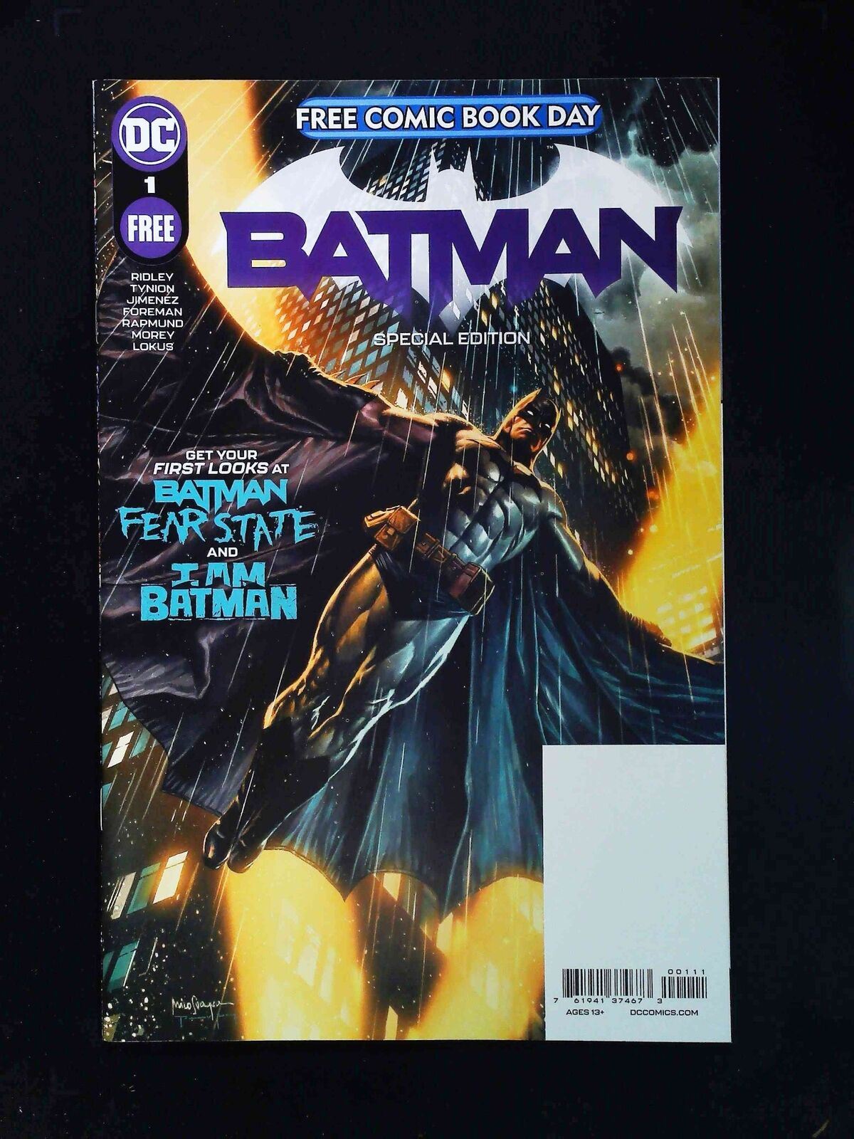 Batman Special Edition  (Fcbd) #1  Dc Comics 2021 Nm