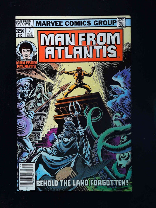 Man From Atlantis #7  Marvel Comics 1978 Vf+ Newsstand