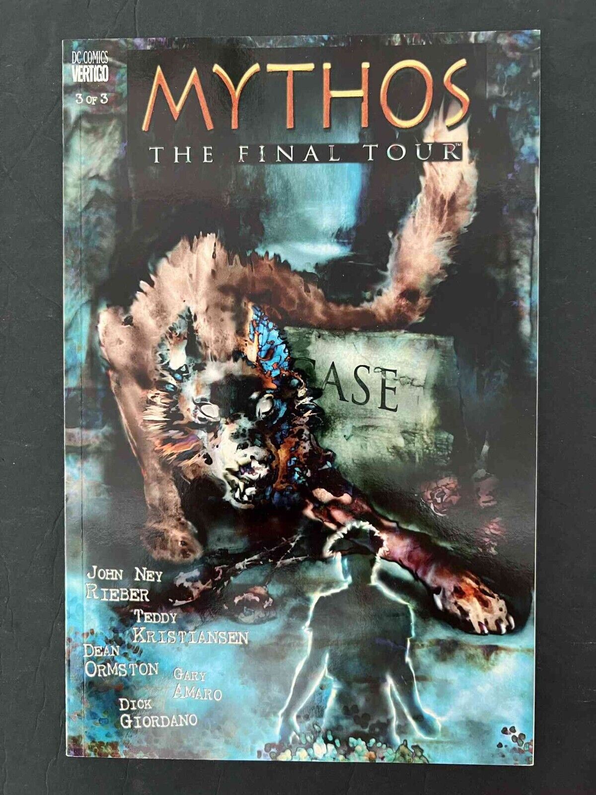 Mythos The Final Tour Full Set #1,2,3 Dc/Vertigo Comics 1996-1997 Nm