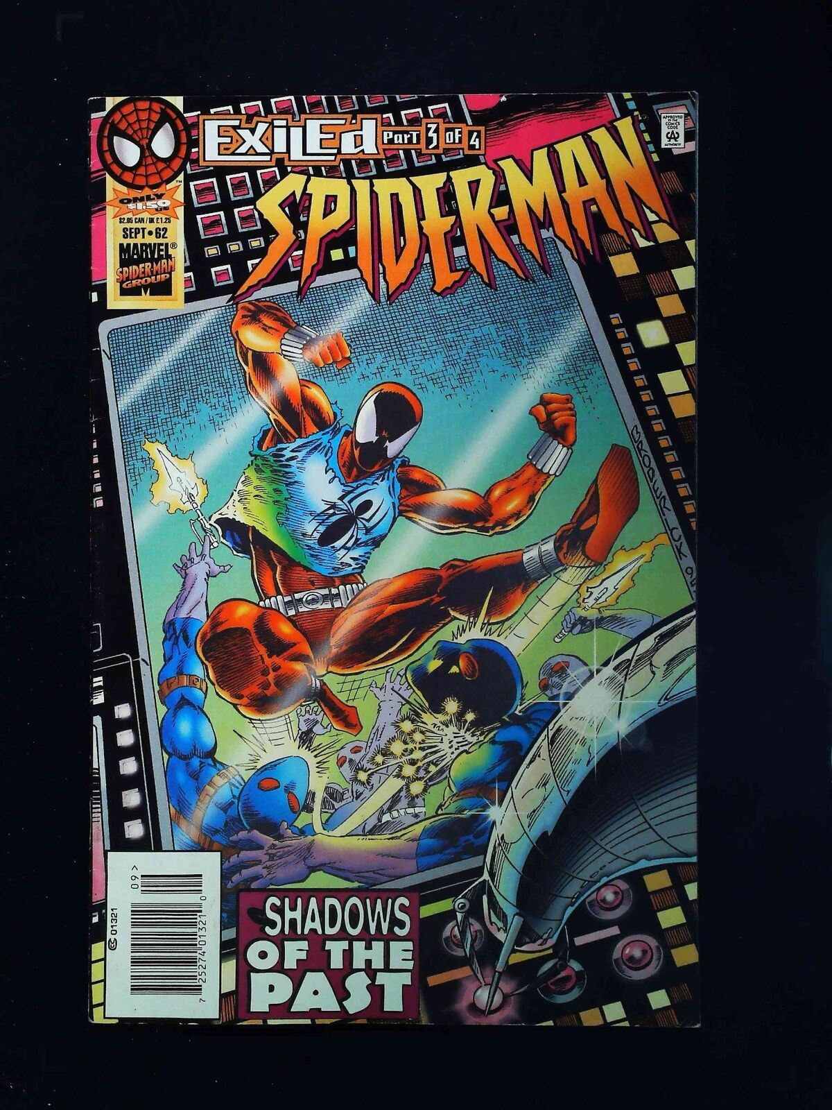 Spider-Man  #62  Marvel Comics 1995 Vf Newsstand