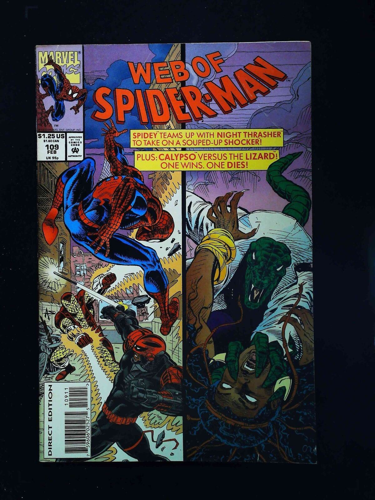 Web Of Spider-Man #109  Marvel Comics 1994 Vf-