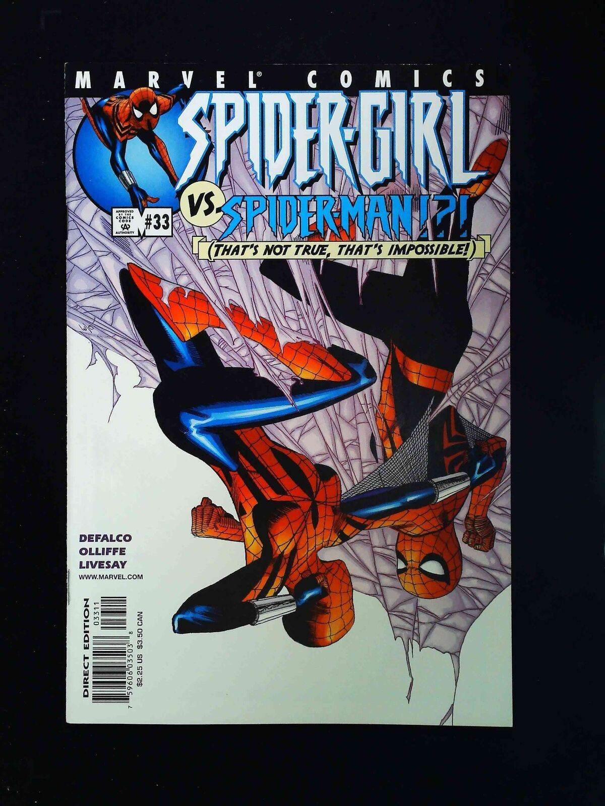 Spider-Girl  #33  Marvel Comics 2001 Vf+