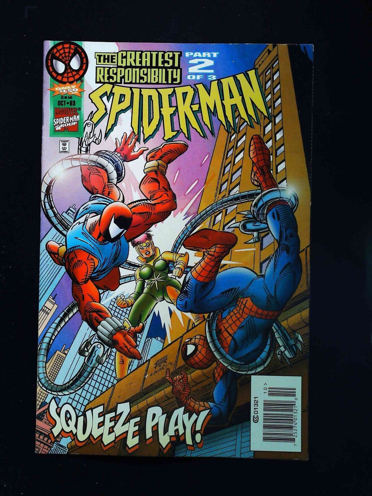 Spider-Man  #63  Marvel Comics 1995 Vf Newsstand