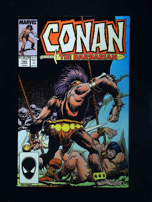 Conan #195  Marvel Comics 1987 Vf+