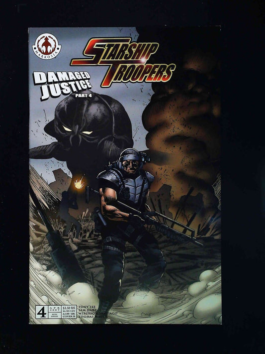 Starship Troopers Damaged Justice #4B  Markosia Comics 2007 Nm  Variant
