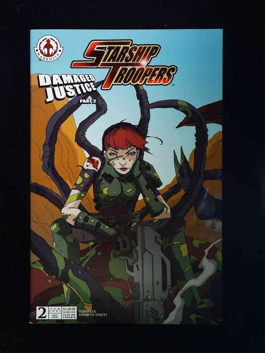 Starship Troopers Damaged Justice #2B  Markosia Comics 2007 Nm  Variant