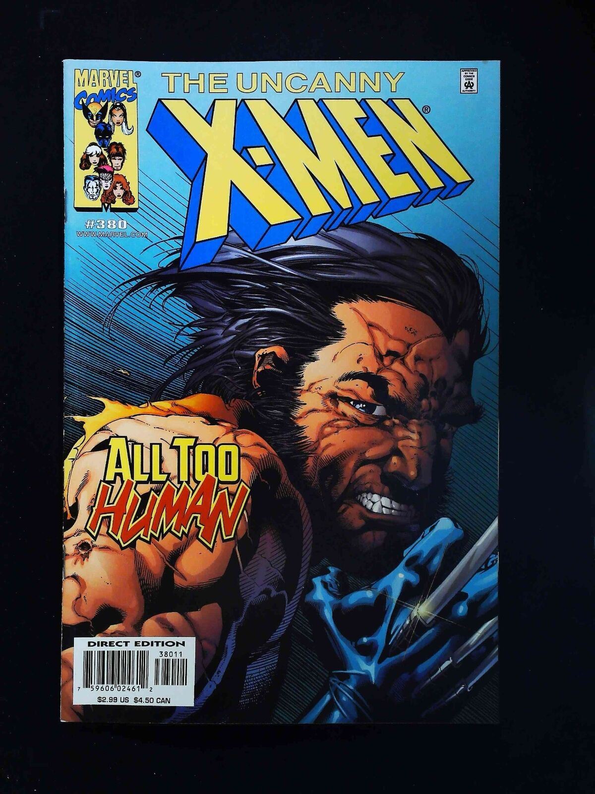 Uncanny X-Men #380P  Marvel Comics 2000 Vf+  Raney,Davis Variant