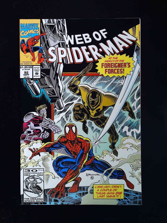 Web Of Spider-Man #92  Marvel Comics 1992 Vf/Nm