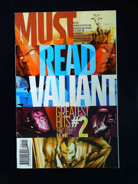 Must Read Valiant Greatest Hits  #2  Valiant Comics 2015 Vf+