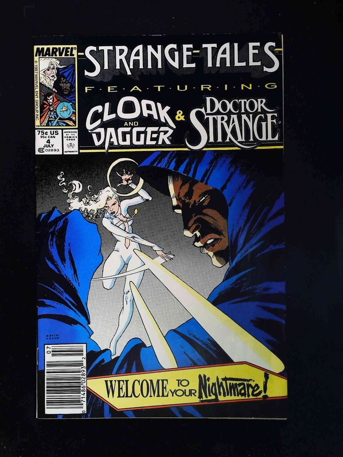 Strange Tales #4 (2Nd Series) Marvel Comics 1987 Vf Newsstand