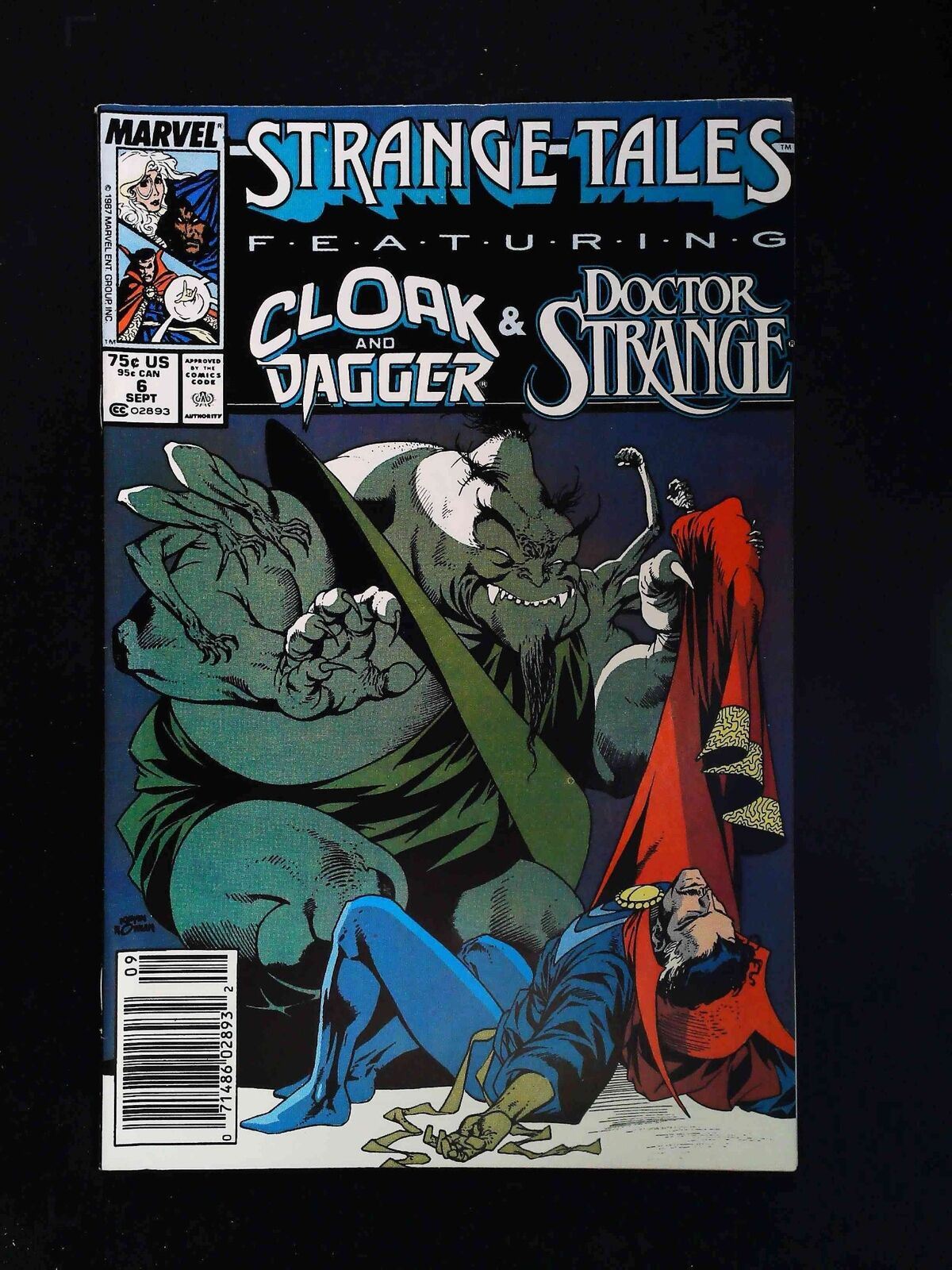 Strange Tales #6 (2Nd Series) Marvel Comics 1987 Vf+ Newsstand