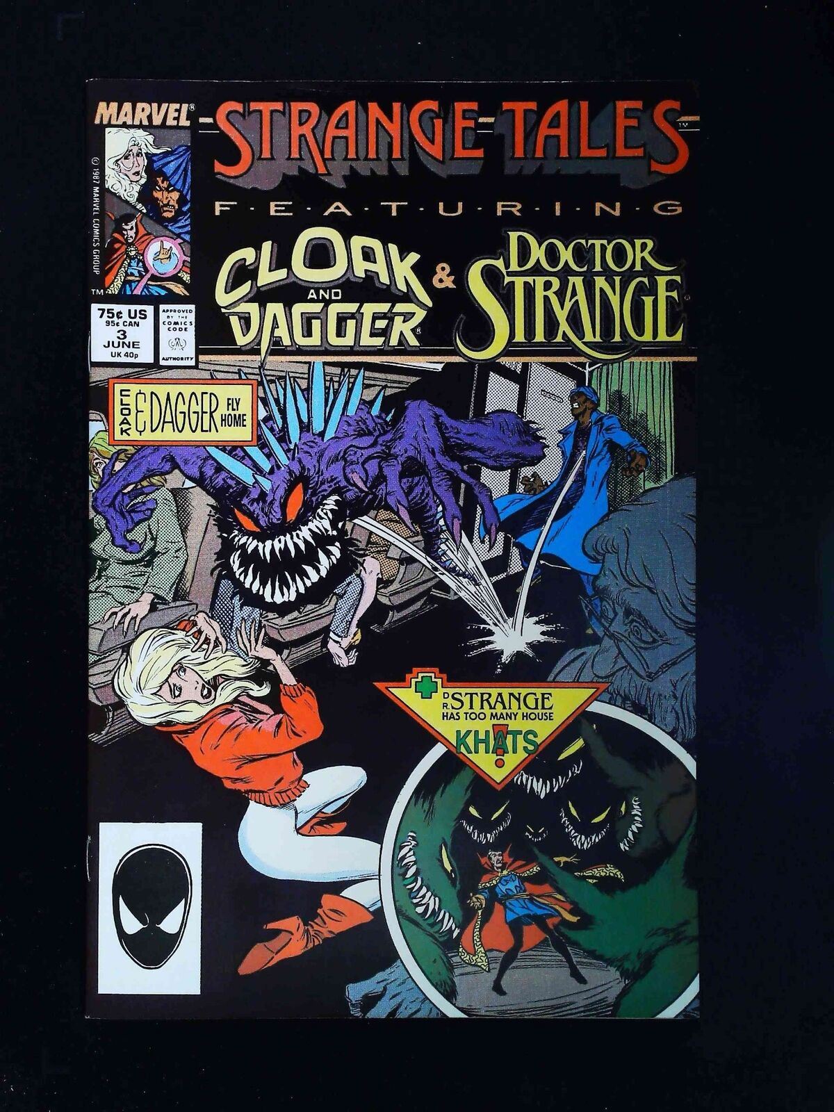 Strange Tales #3 (2Nd Series) Marvel Comics 1987 Vf+