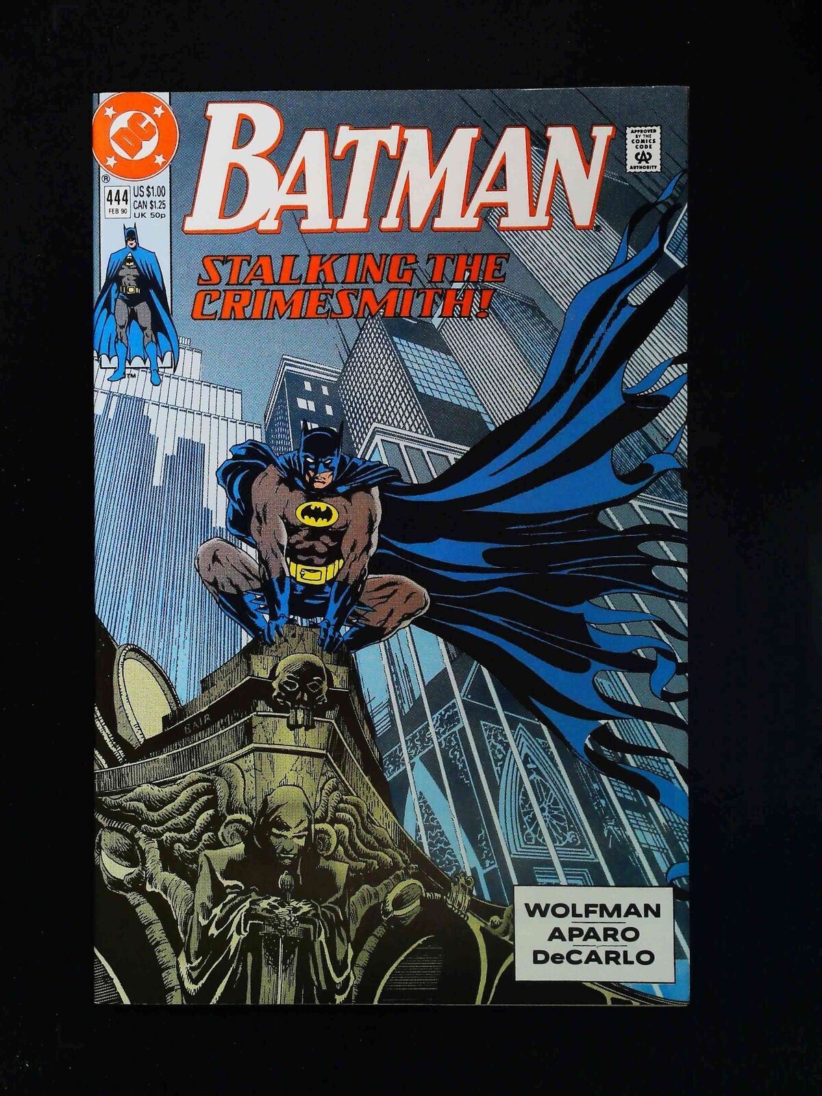 Batman #444  Dc Comics 1990 Vf/Nm