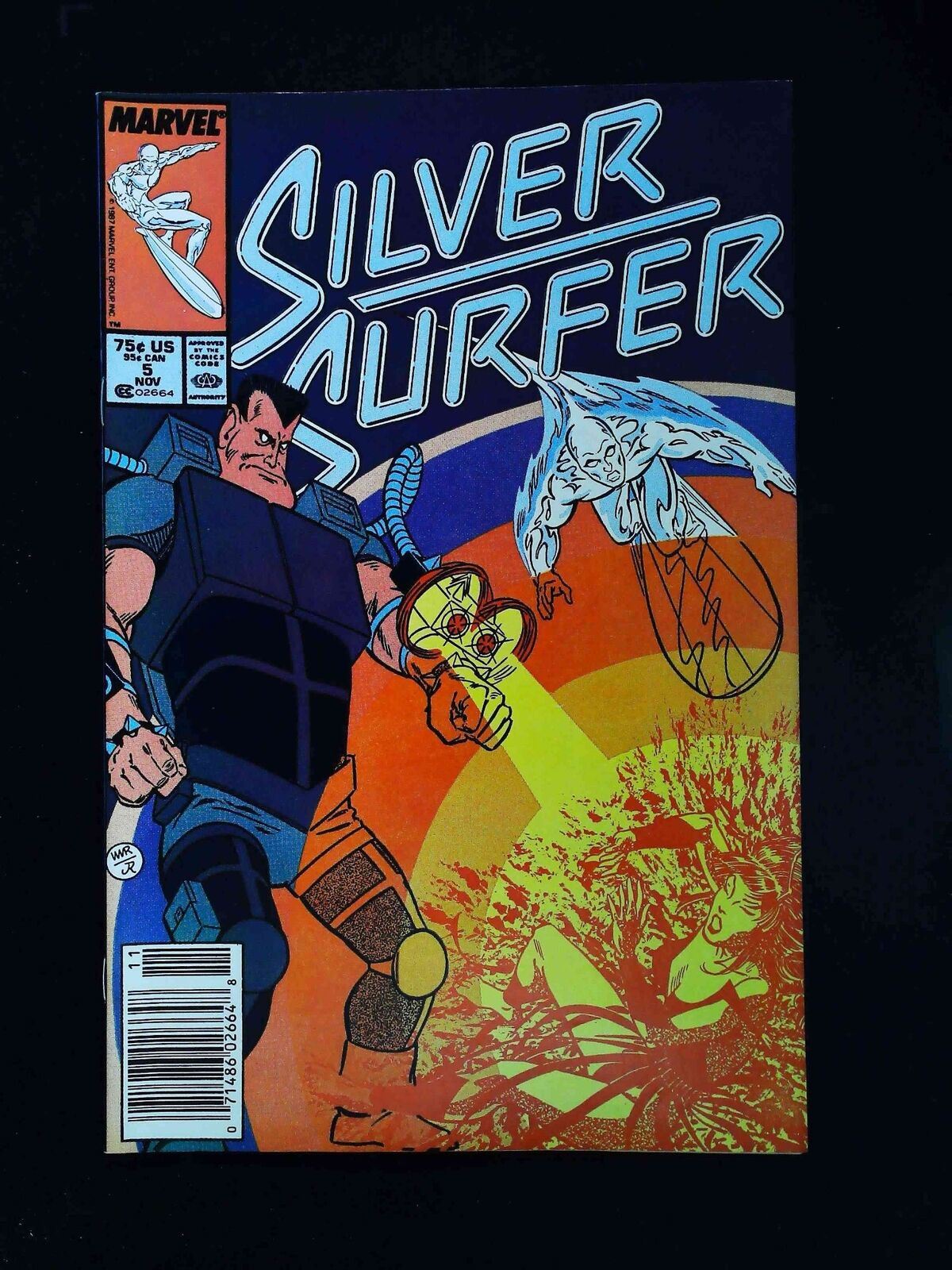 Silver Surfer #5 (2Nd Series) Marvel Comics 1987 Vf/Nm Newsstand