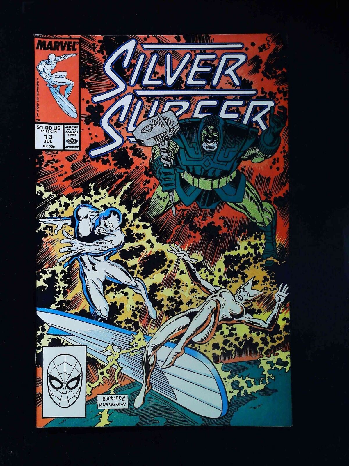 Silver Surfer #13 (2Nd Series) Marvel Comics 1988 Vf/Nm