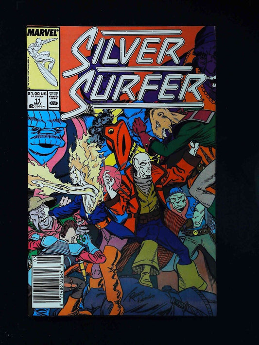 Silver Surfer #11 (2Nd Series) Marvel Comics 1988 Vf+ Newsstand