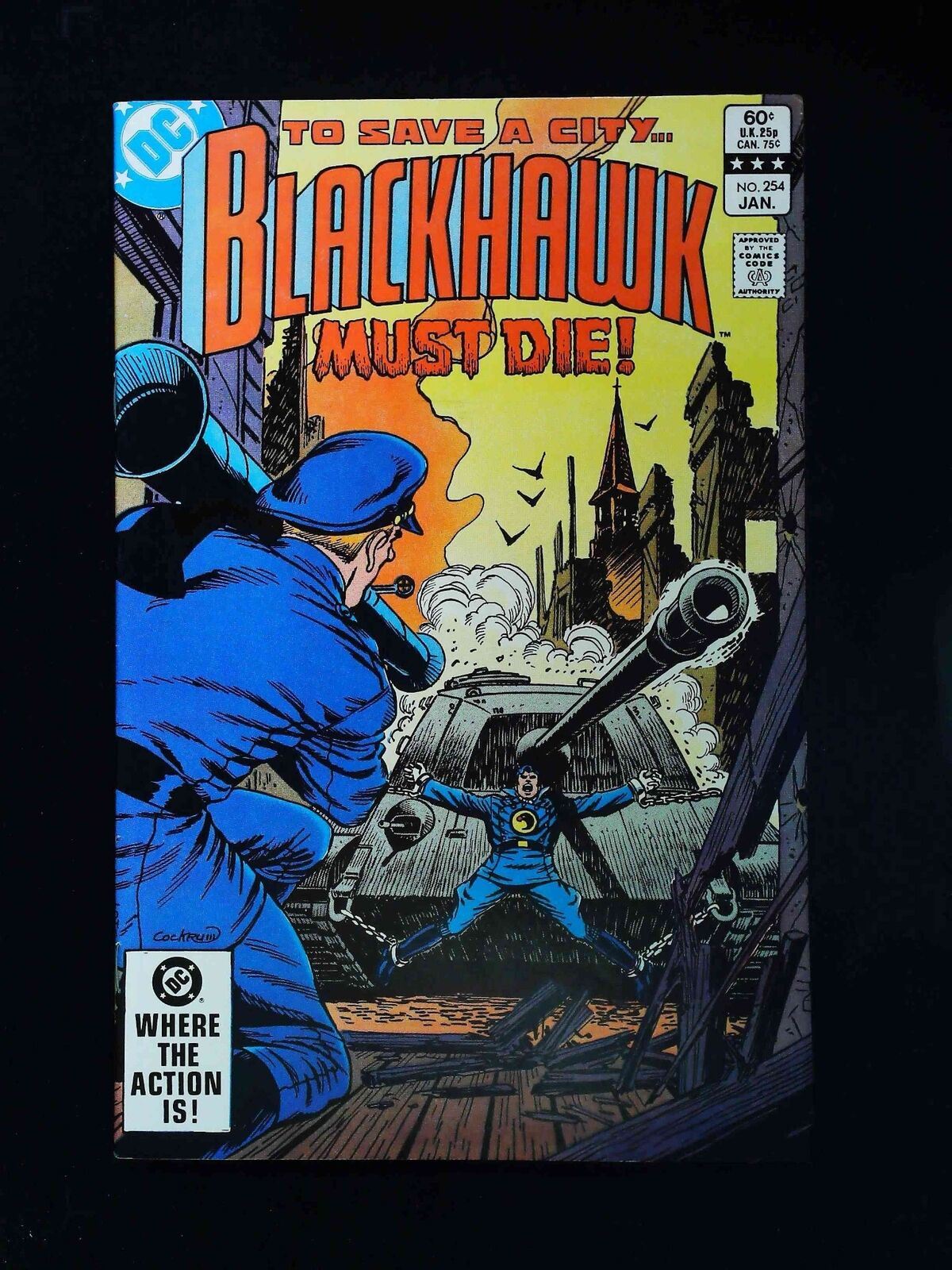 Blackhawk #254  Dc Comics 1993 Vf+