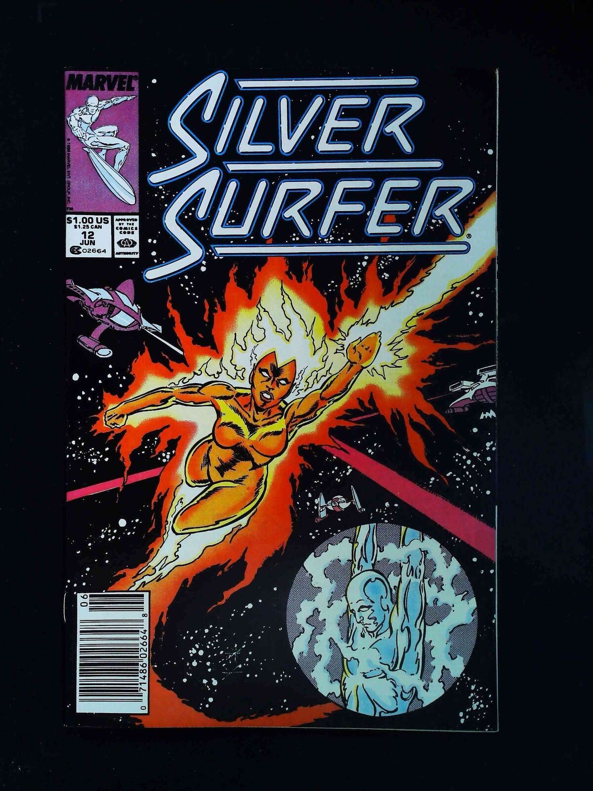 Silver Surfer #12 (2Nd Series) Marvel Comics 1988 Vf+ Newsstand