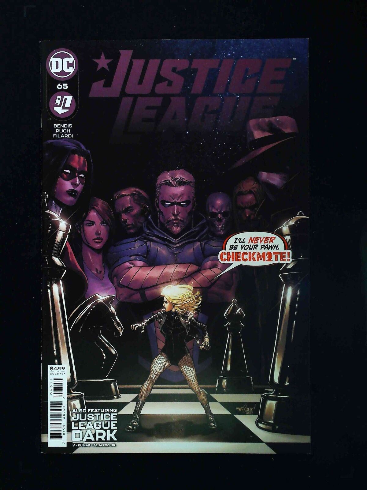 Justice League #65  Dc Comics 2021 Nm-