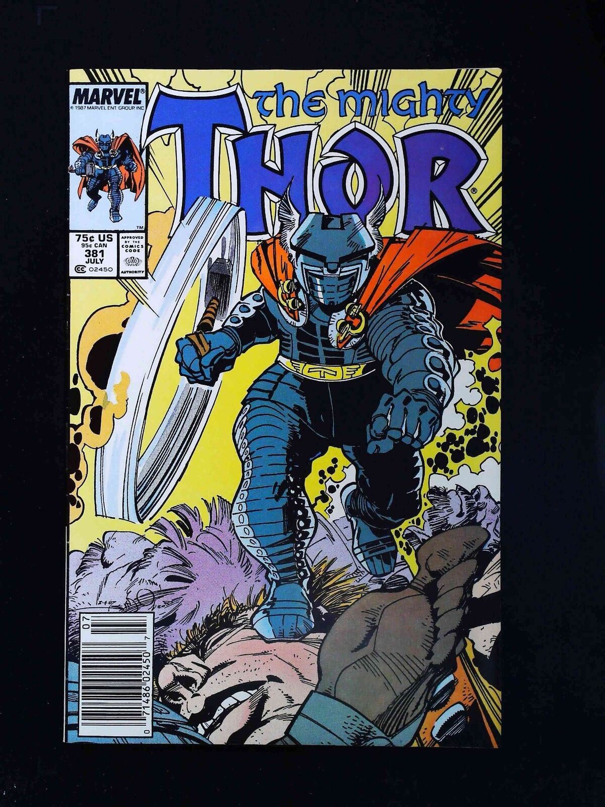 Thor #381  Marvel Comics 1987 Vf Newsstand