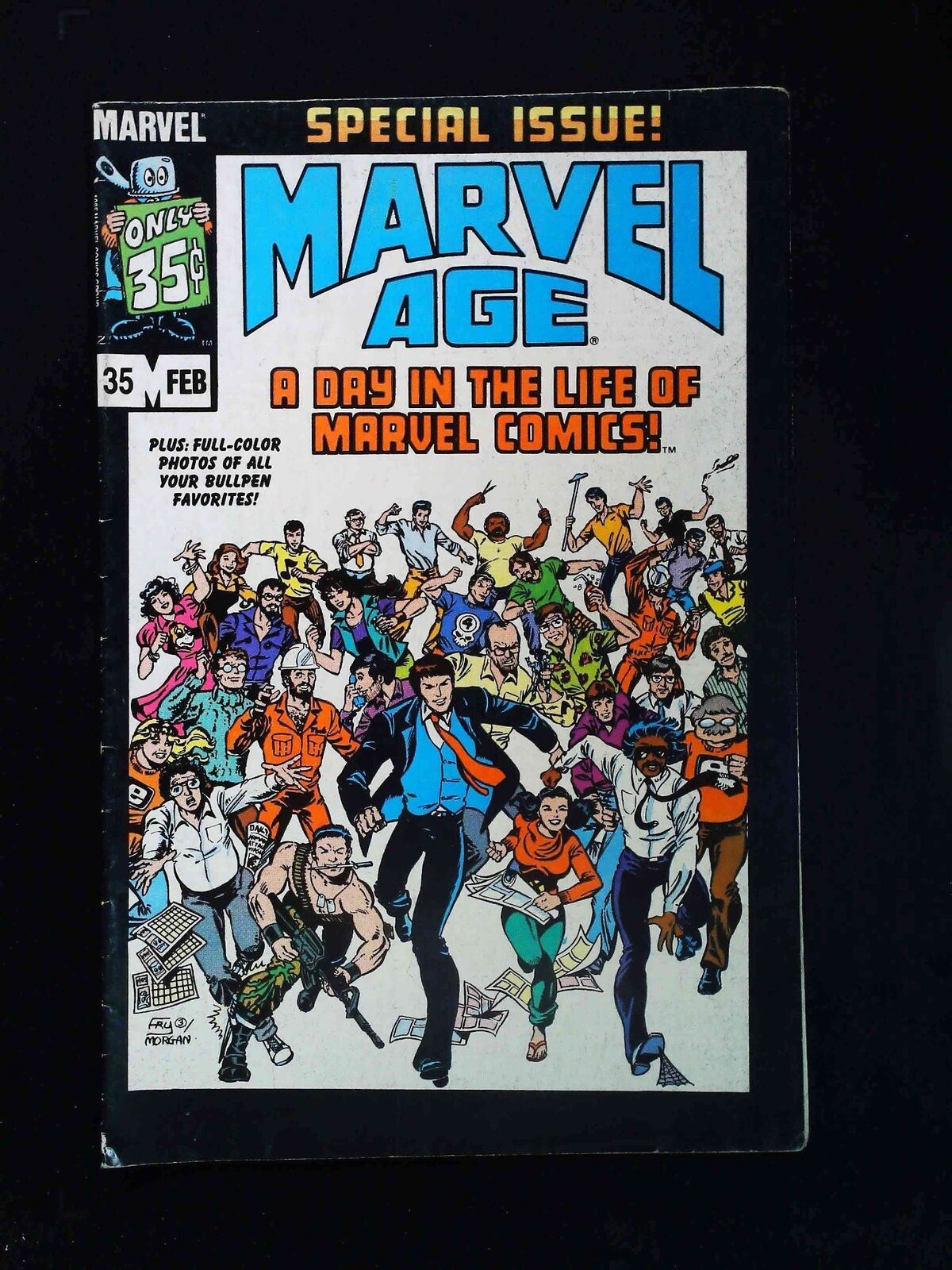 Marvel Age #35  Marvel Comics 1986 Fn