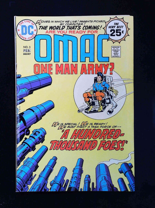 Omac #3  Dc Comics 1975 Vg/Fn