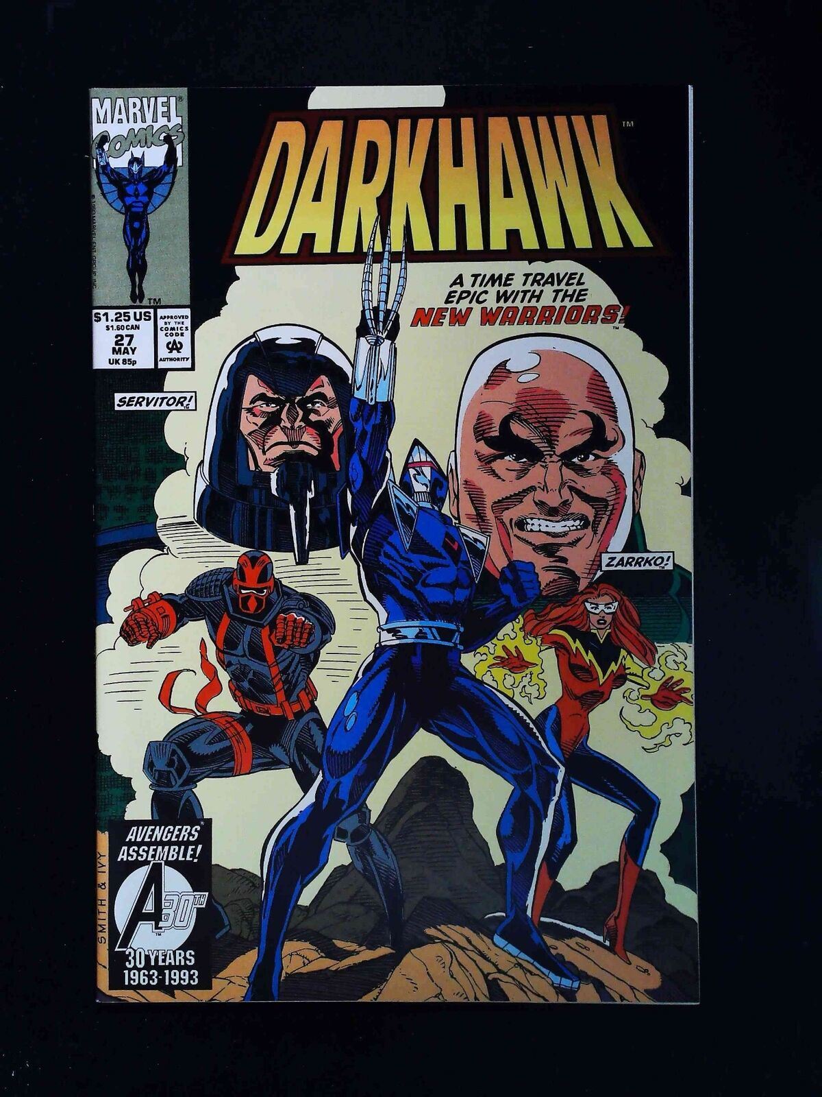 Darkhawk #27  Marvel Comics 1993 Vf/Nm