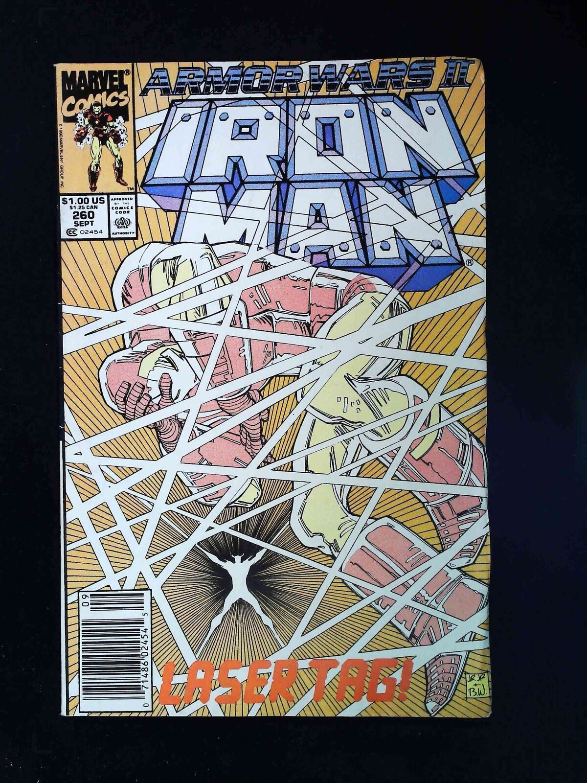 Iron Man #260  Marvel Comics 1990 Vf- Newsstand