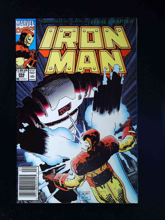 IRON MAN #266  MARVEL COMICS 1991 VF+ NEWSSTAND