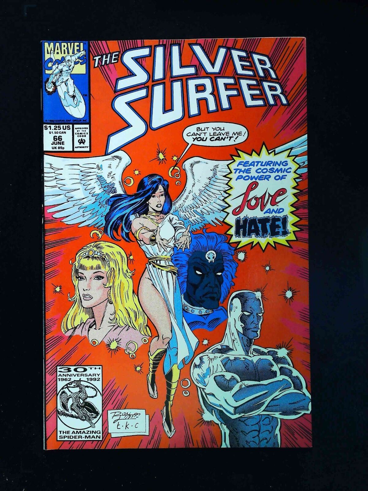 Silver Surfer #66 (2Nd Series) Marvel Comics 1992 Vf+