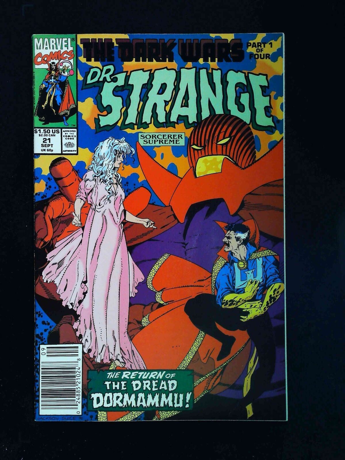 Doctor Strange #21 (3Rd Series) Marvel Comics 1990 Vf/Nm Newsstand