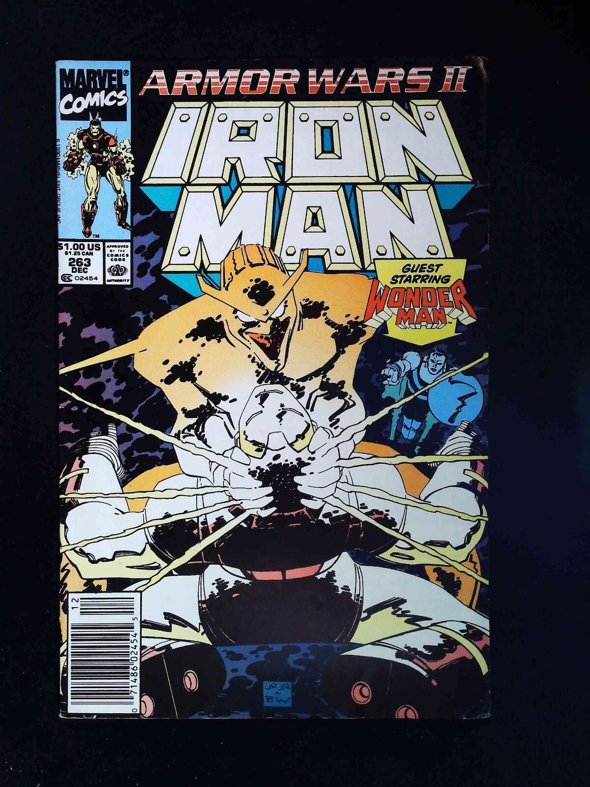 Iron Man #263  Marvel Comics 1990 Vf- Newsstand