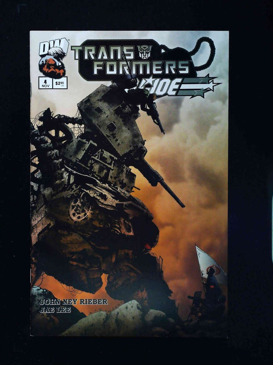 Transformers Gi Joe #4  Dreamwave Comics 2003 Vf/Nm