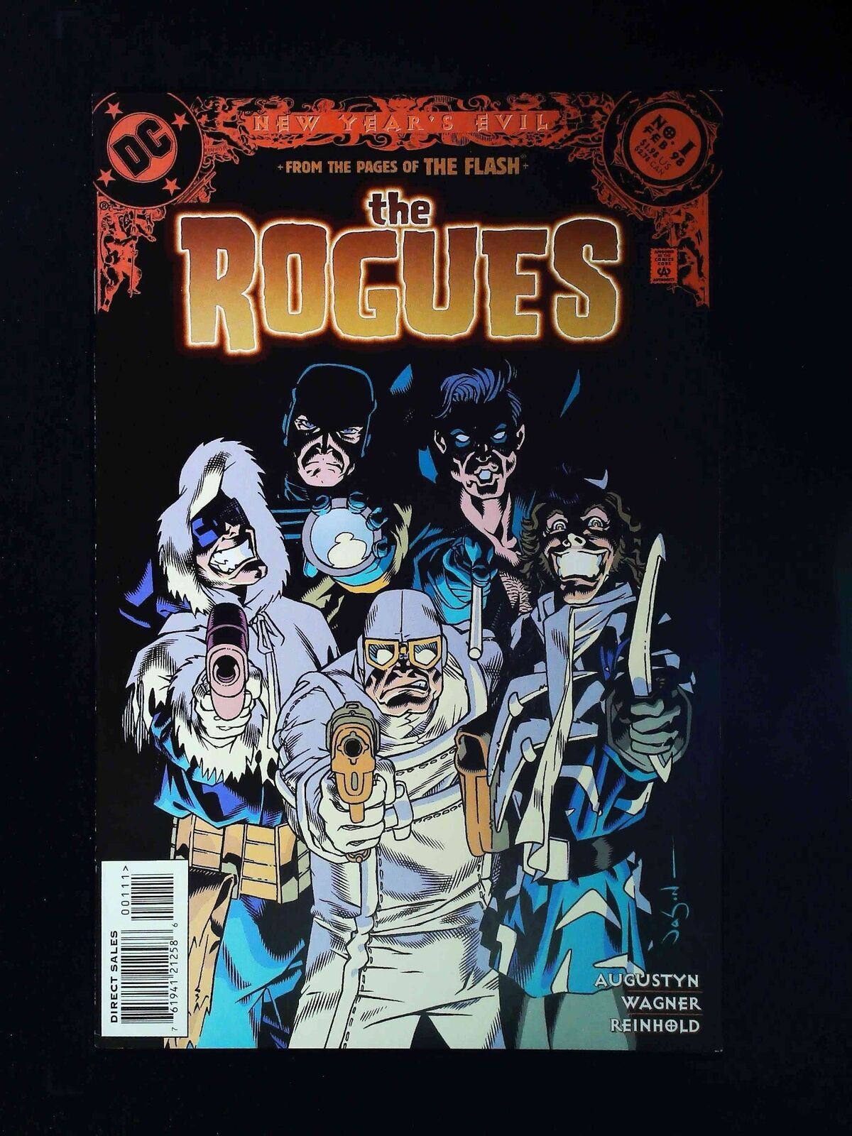 Rogues New Year'S Evil Flash #1  Dc Comics 1998 Vf+