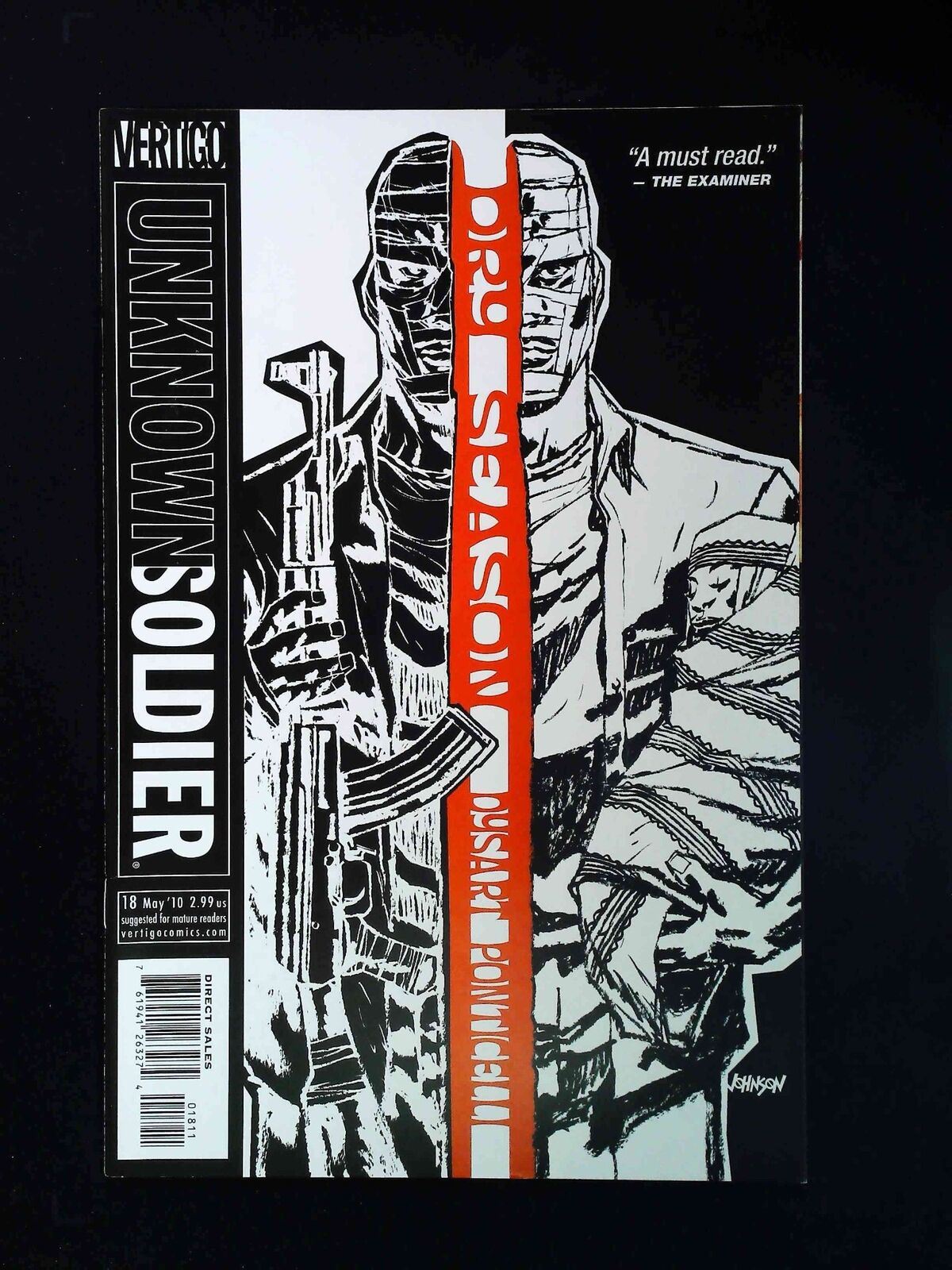 Unknown Soldier #18 (2Nd Series) Dc Comics 2010 Vf/Nm