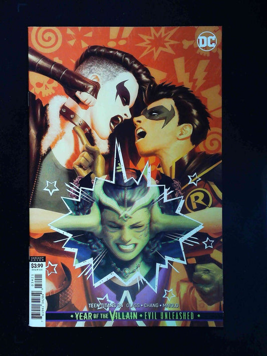 Teen Titans #34B (6Th Series) Dc Comics 2019 Vf+  Garner Variant