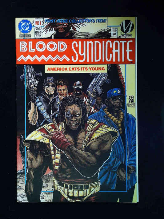 Blood Syndicate #1Du  Dc Comics 1993 Nm-  Variant Cover