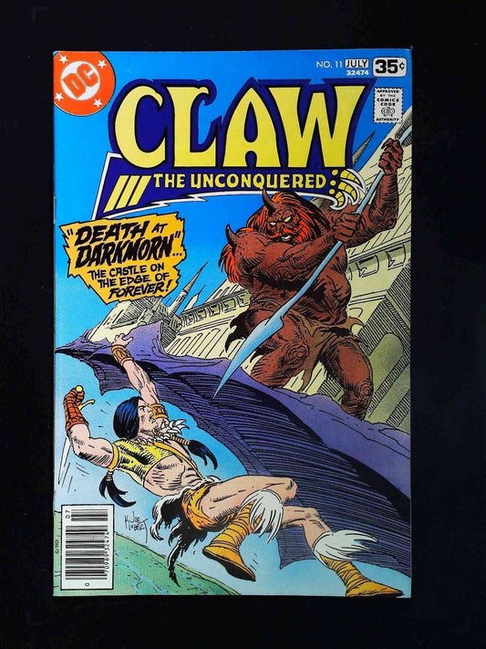 Claw The Unconquered #11  Dc Comics 1978 Vf+ Newsstand