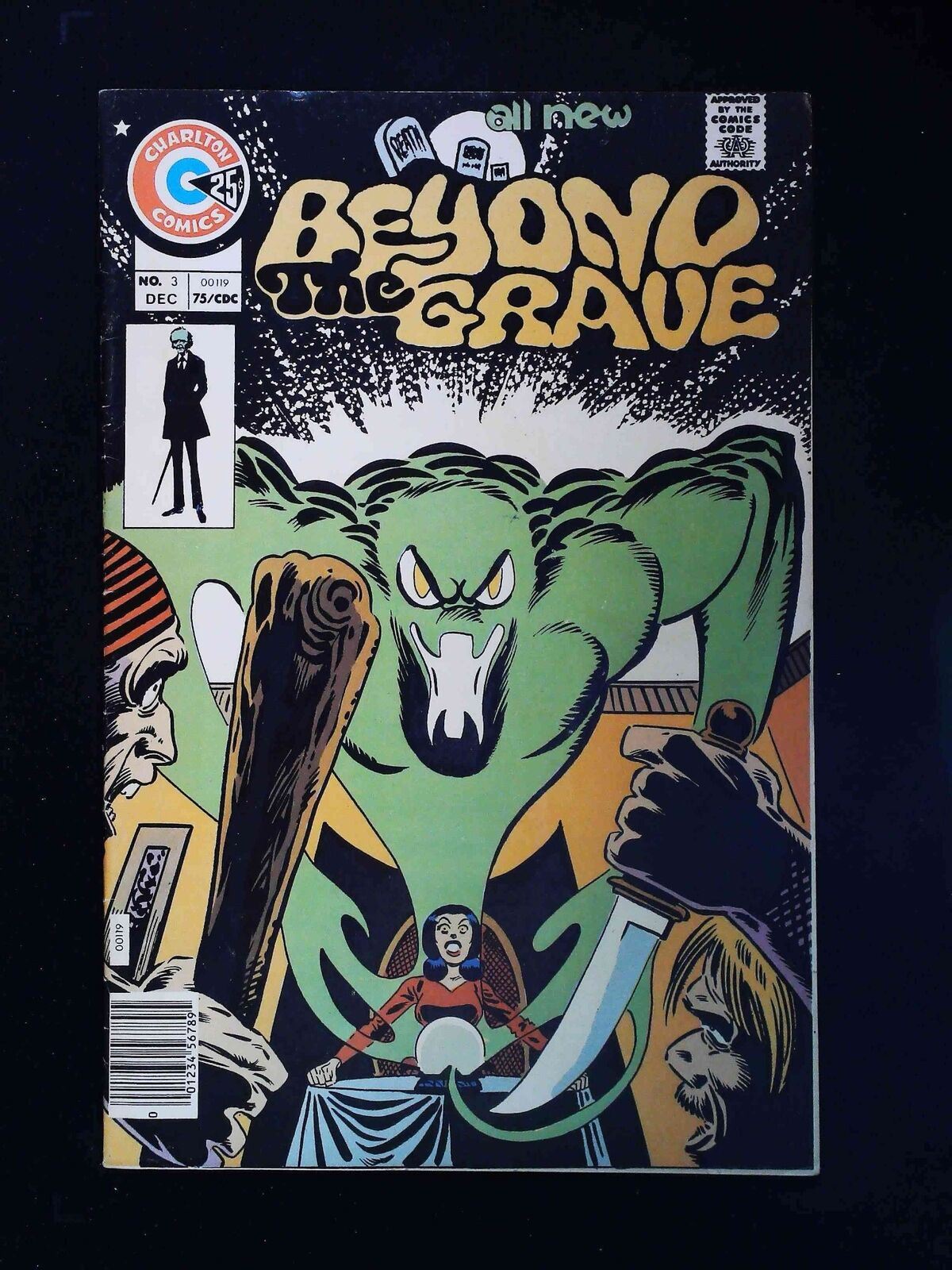 Beyond The  Grave #3  Charlton Comics 1975 Fn+ Newsstand