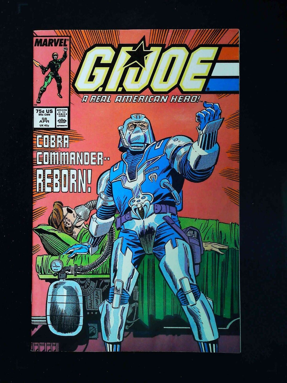 Gi Joe #58  Marvel Comics 1987 Vf